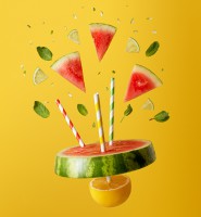 Свежевыжатый арбузный сок